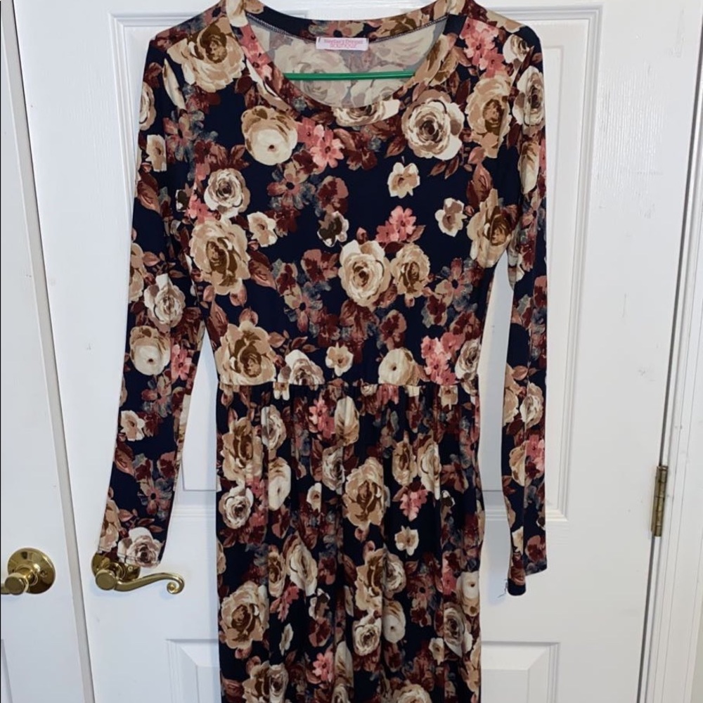 Modest Floral Dress